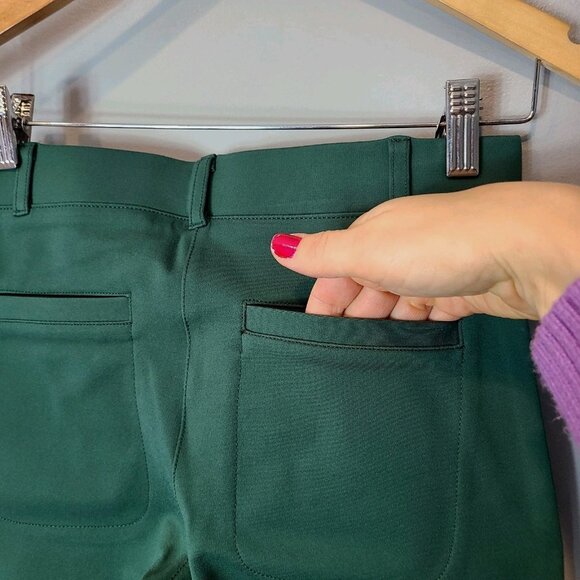 Betabrand Womens Classic Bootcut Dress Yoga Pants Dark Green Size XSP Petite - Picture 5 of 6